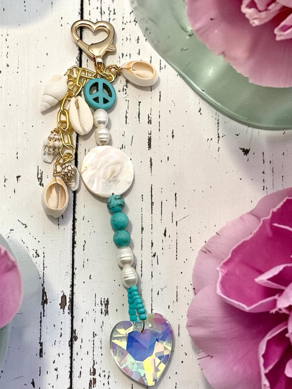 🌸Car Charm Handmade Beach Theme